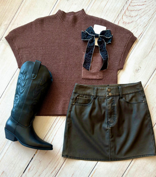 Espresso Knit Top