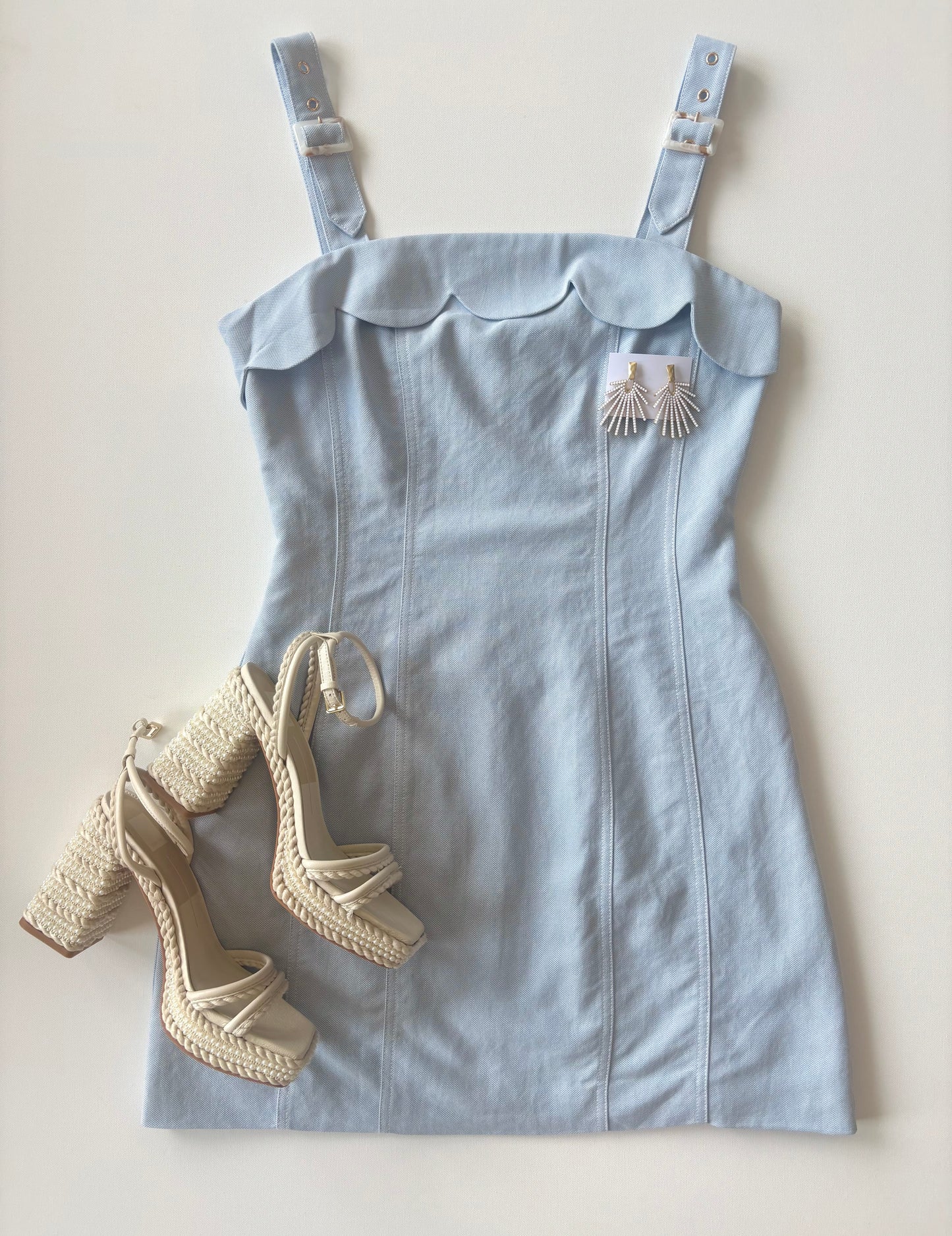Wiregrass Belted Strap Dress