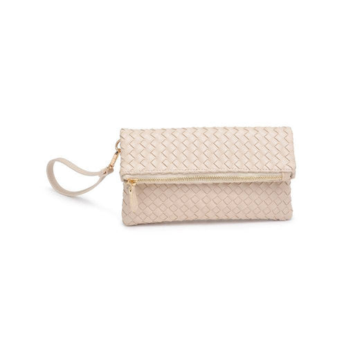 Aria Woven Wristlet Clutch