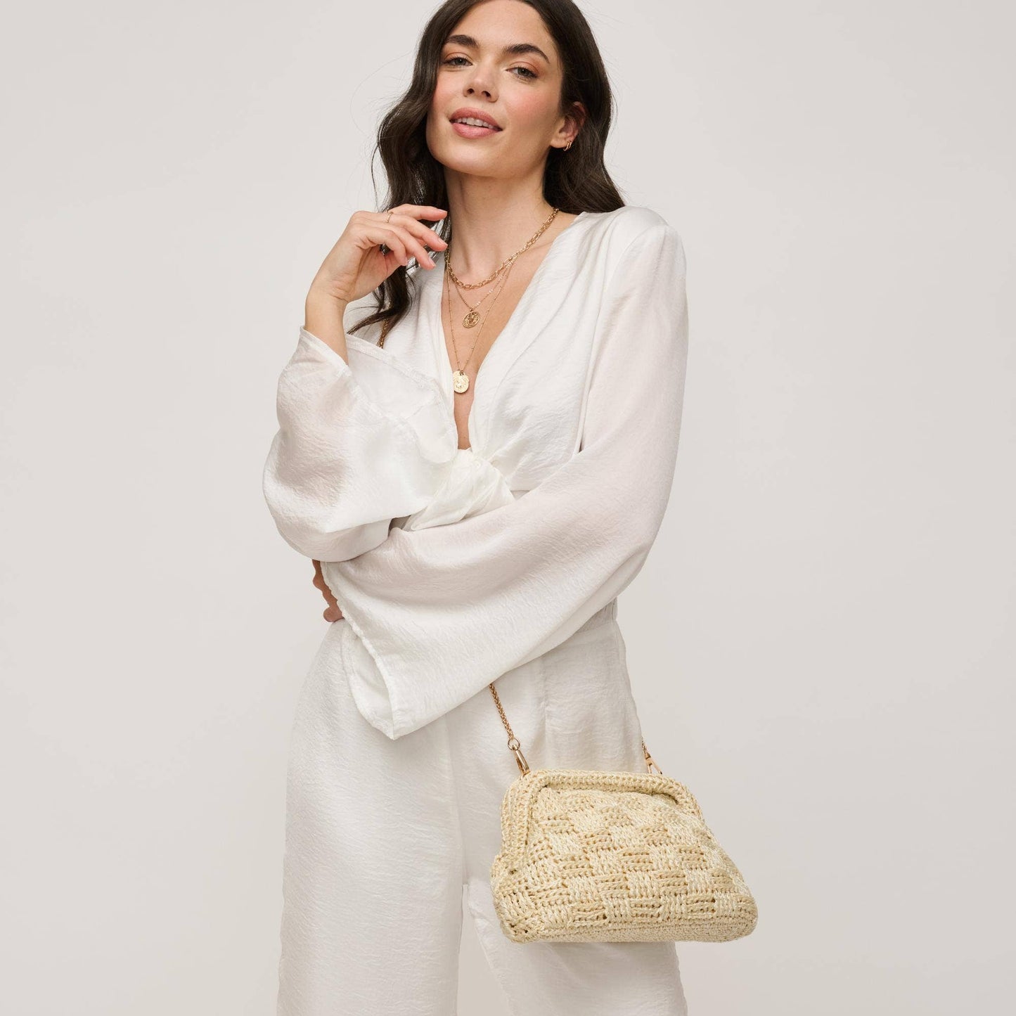 Annie Clutch: Cream