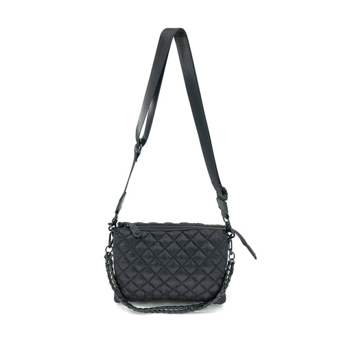 Quilted Nylon Crossbody Bag