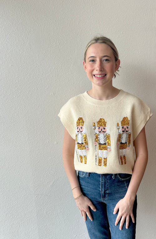 Nutcracker Christmas Sweater Vest