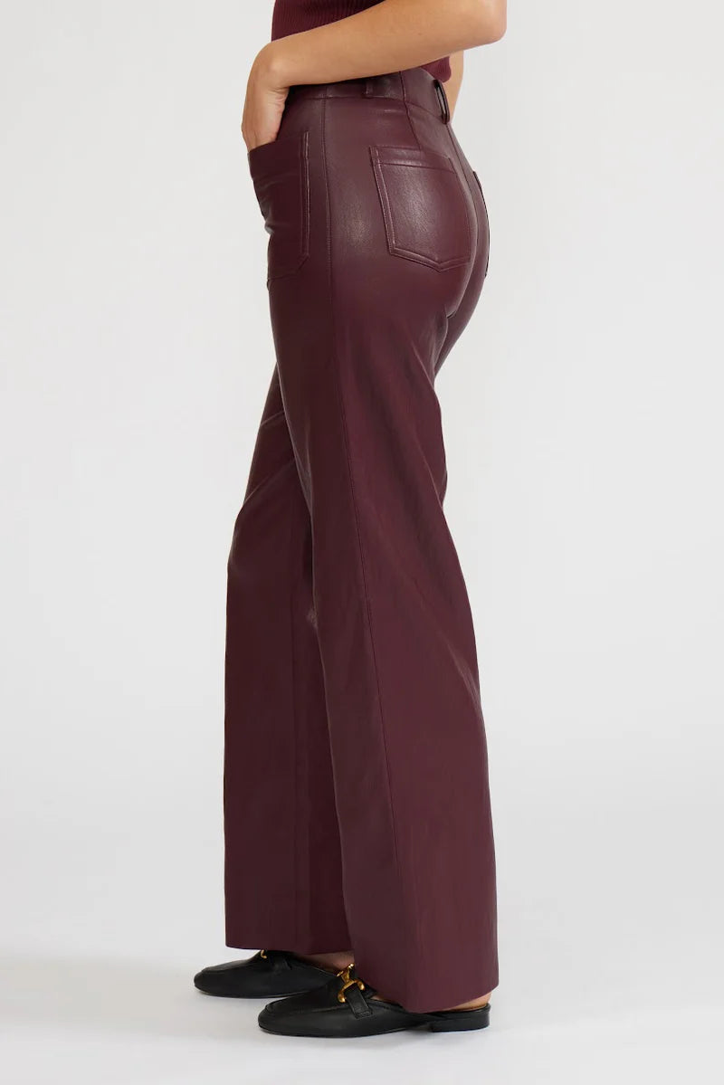 Reeve Pant in Burgundy
