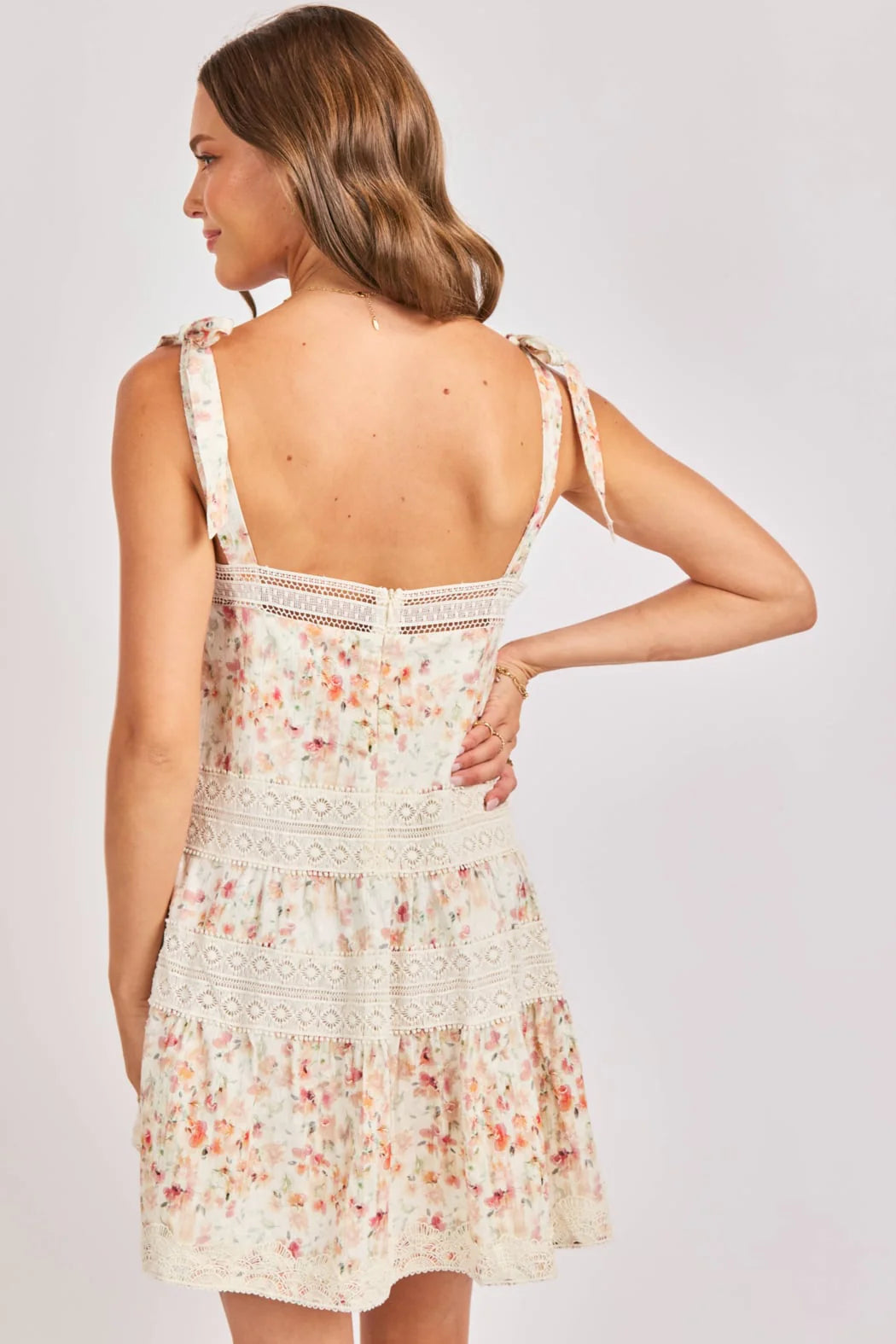 Rosita Lace Trim Dress