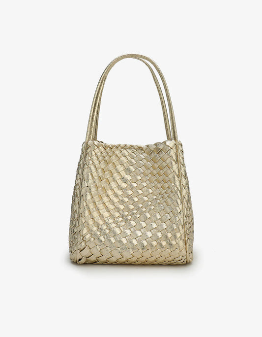 Hollace Woven Mini Tote