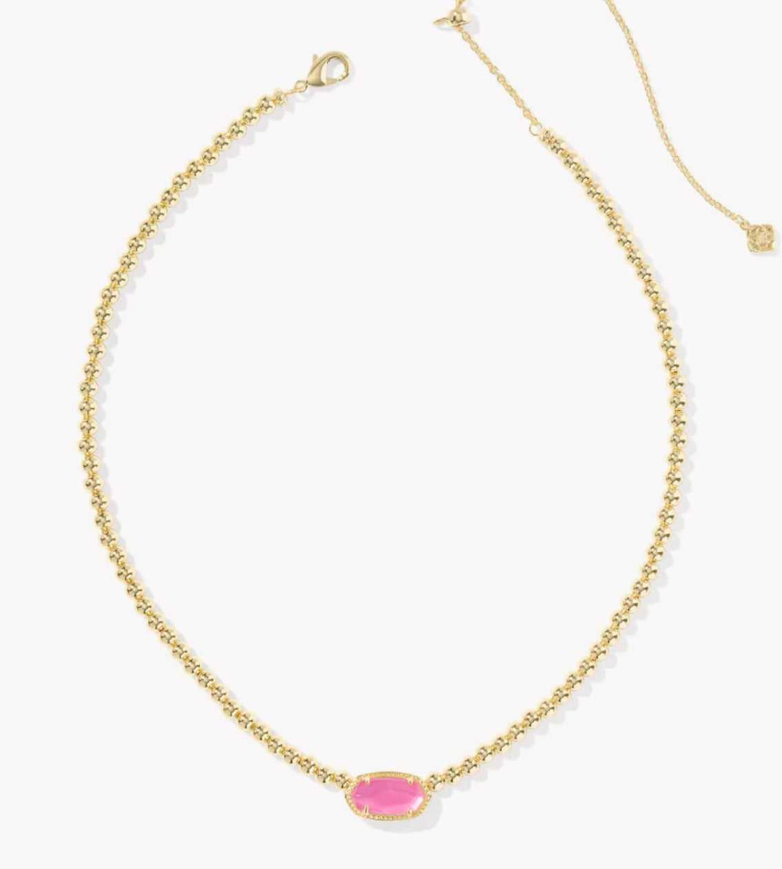 Elisa Beaded Gold Necklace