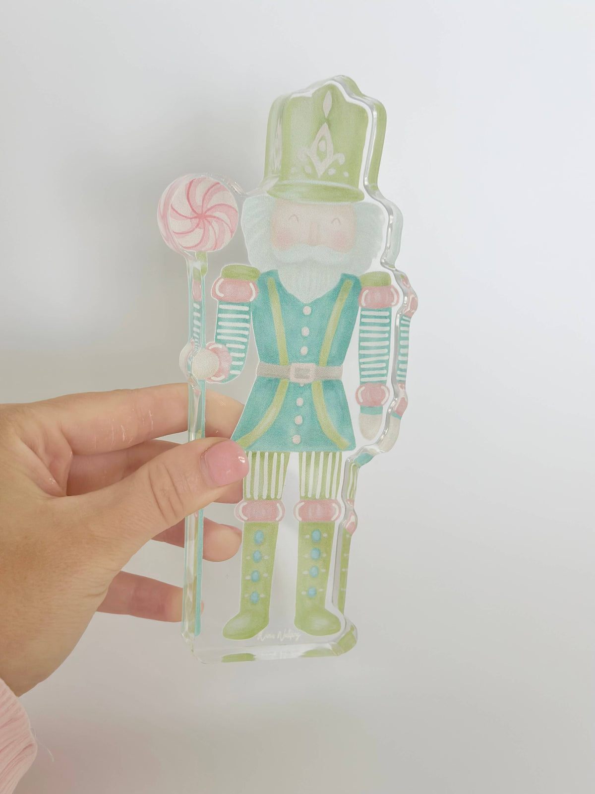 Acrylic Nutcracker -  ornament, mini, large : Mini