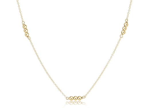 choker joy simplicity chain gold - gold 3mm - e.newton