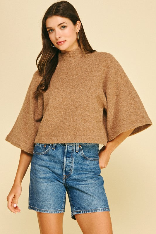 Margot Mock Neck Sweater