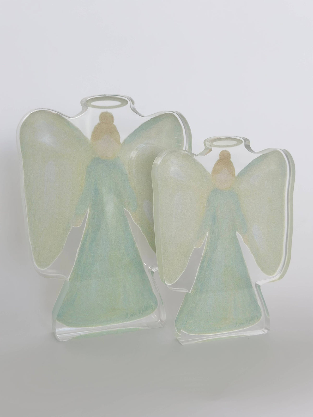 Acrylic Angel - ornament, mini, large: Mini