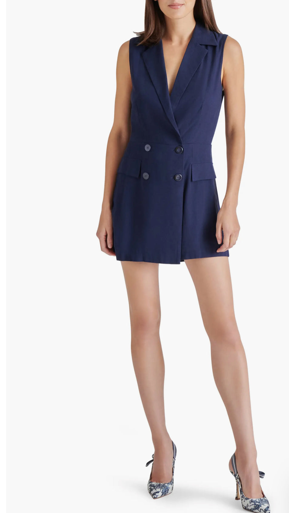 Paris Romper in Navy