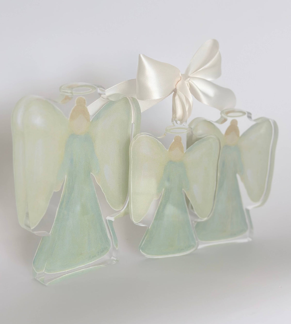 Acrylic Angel - ornament, mini, large: Mini