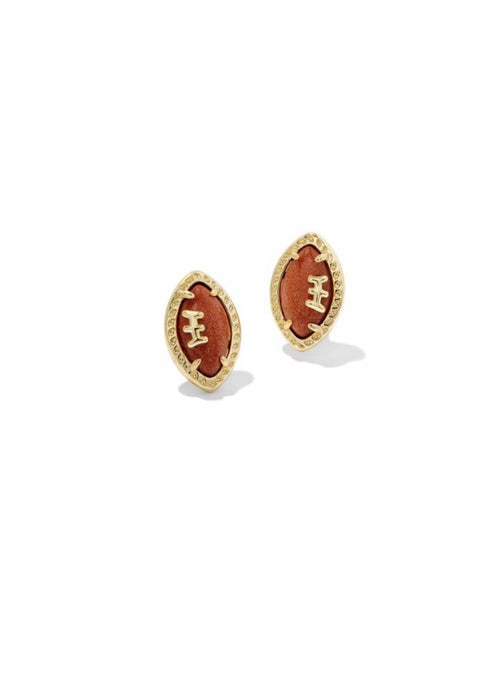 Football Stud Earrings