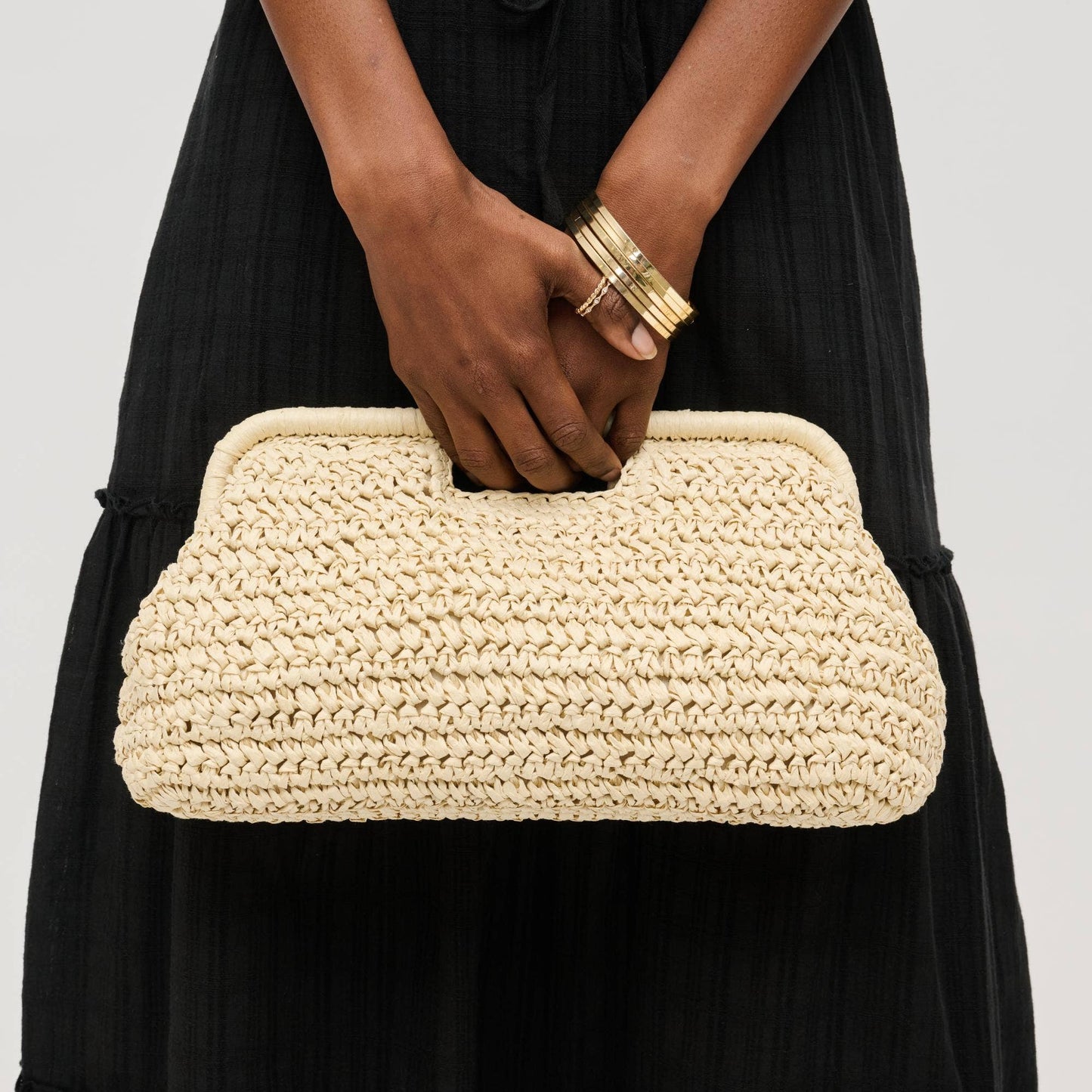 Lani Clutch: Ivory