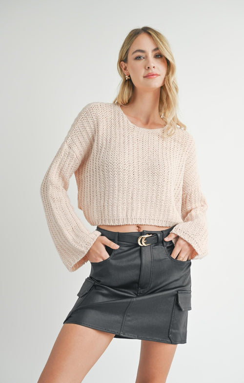 Rosalia Sweater in Blush