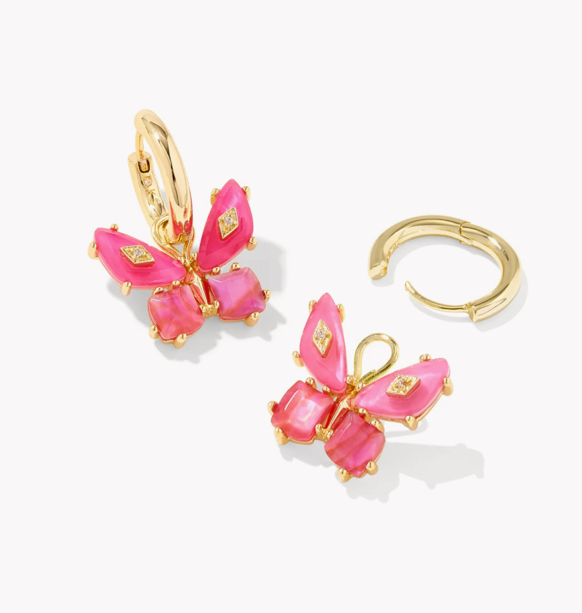 Bianca Butterfly Huggie Earring