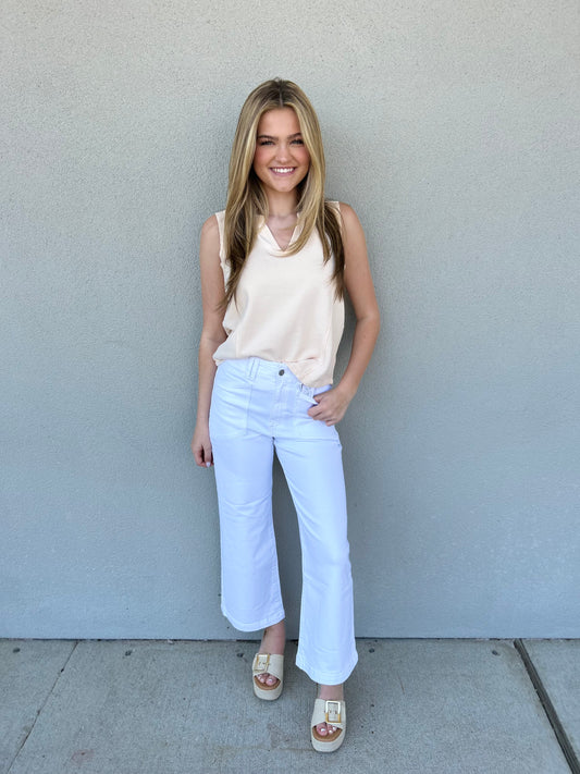 Split Neck Muscle Tank