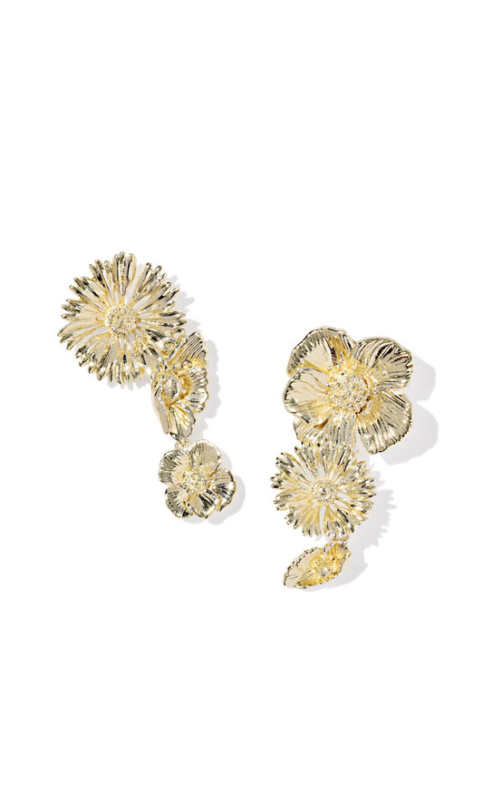 Cailey Flower Statement Earring
