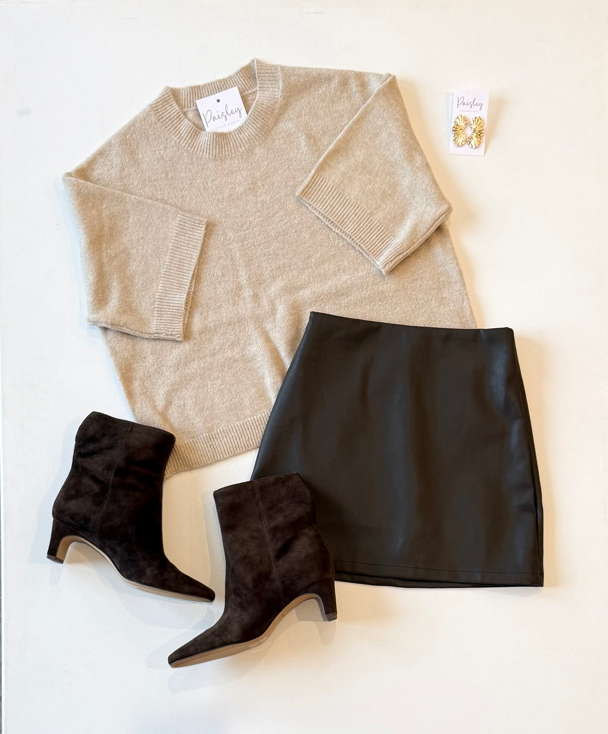 Julie Oatmeal Sweater