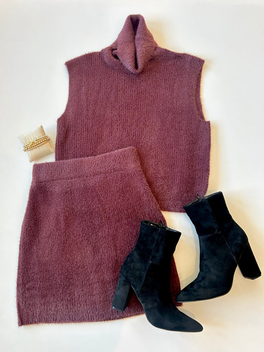 Crosby Fuzzy Sweater Set