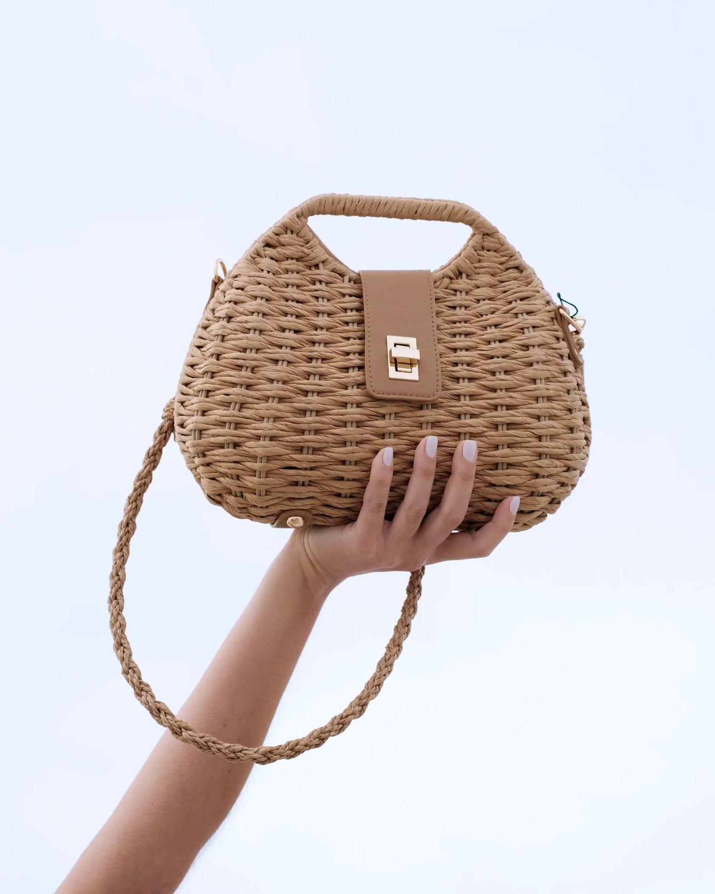 Coconut Grove Straw Bag