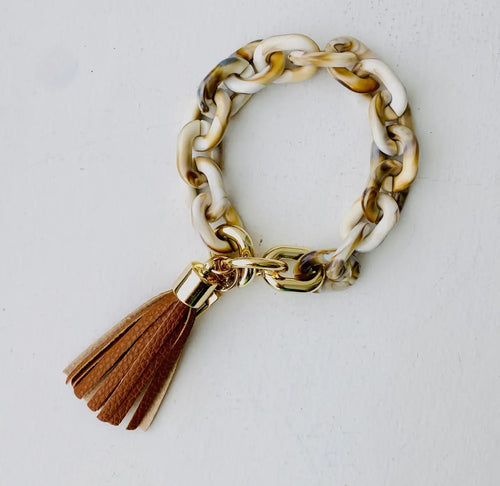 Chain Link Bangle Keychain