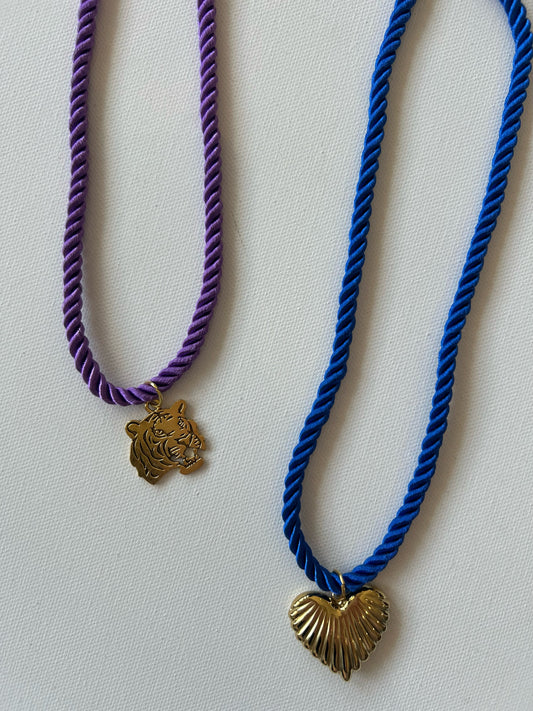 Cord Charm Necklace