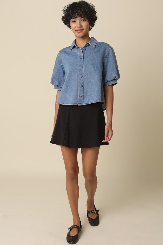 Hilda Denim Buttondown
