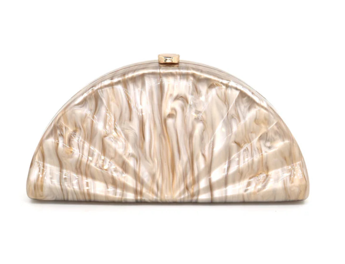 Acrylic Shell Clutch