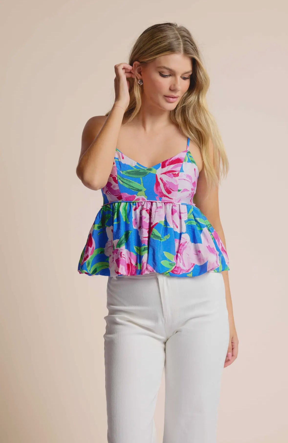 Technicolor Babydoll Top