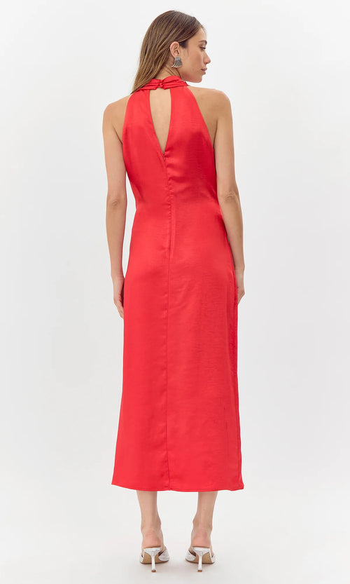 Braylen Mock Neck Midi Dress