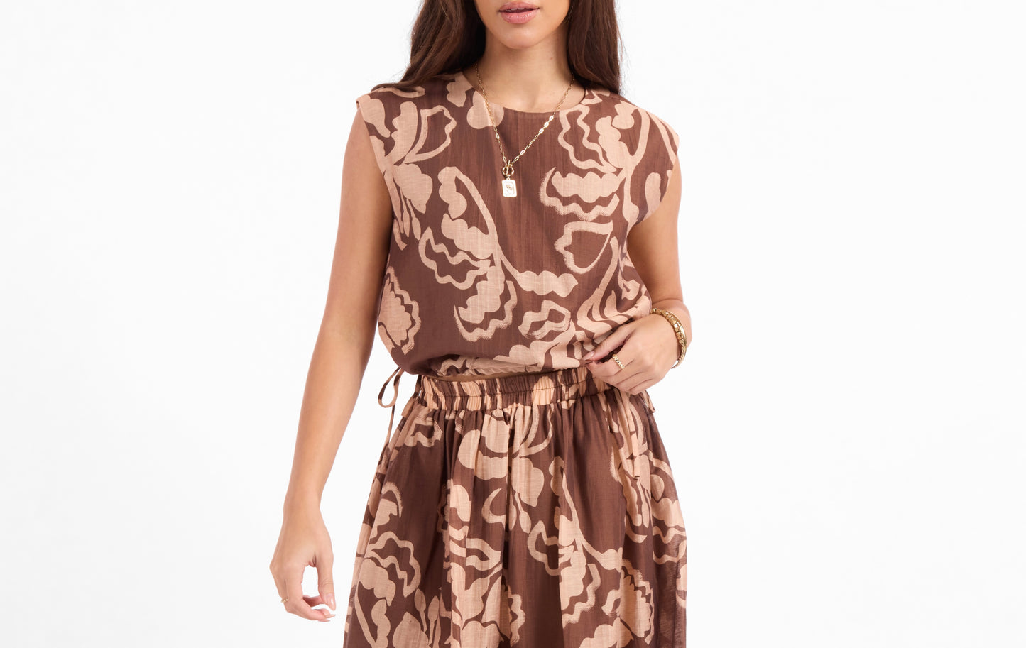 Rustic Charm Tie Top