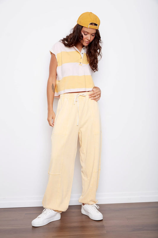 Harper Rolled Sleeve Boxy Top