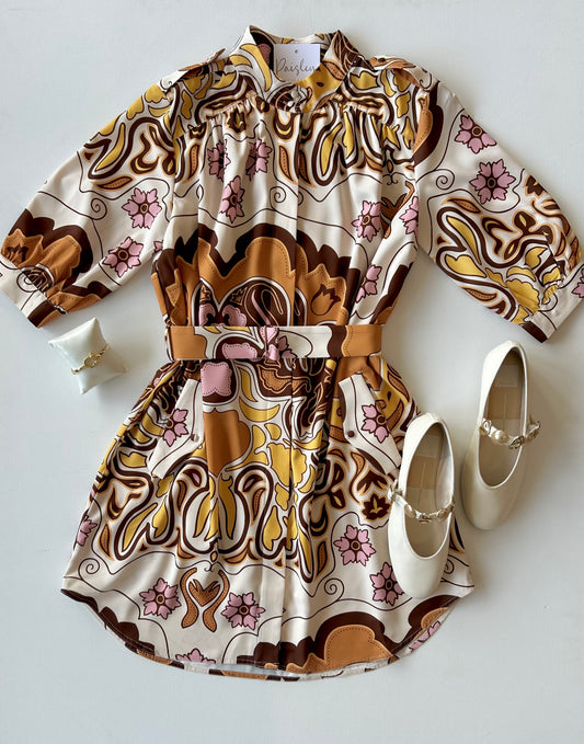 Yori Belted Button-down Dress