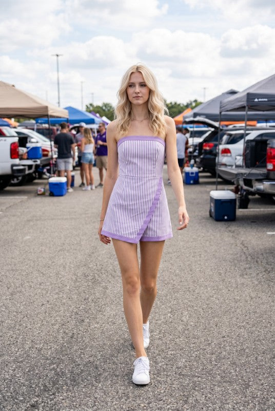 Tailgate Striped Romper