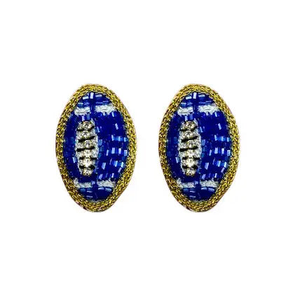 Football Stud Earrings