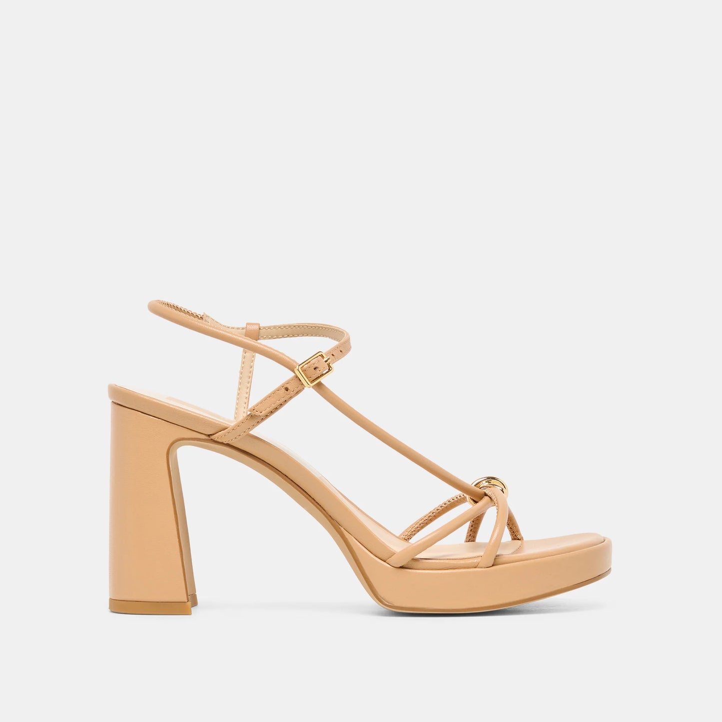 Odete Light Tan Leather Heel