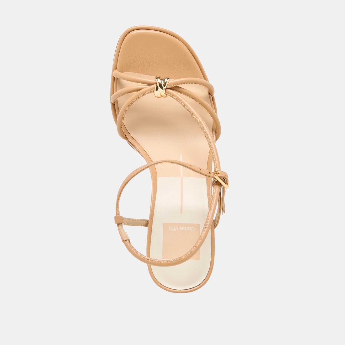 Odete Light Tan Leather Heel