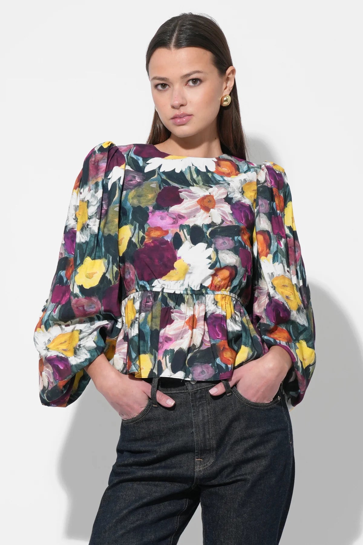 Esmarie Peplum Top