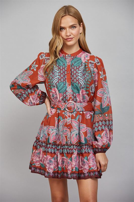 Cannes Belted Dress