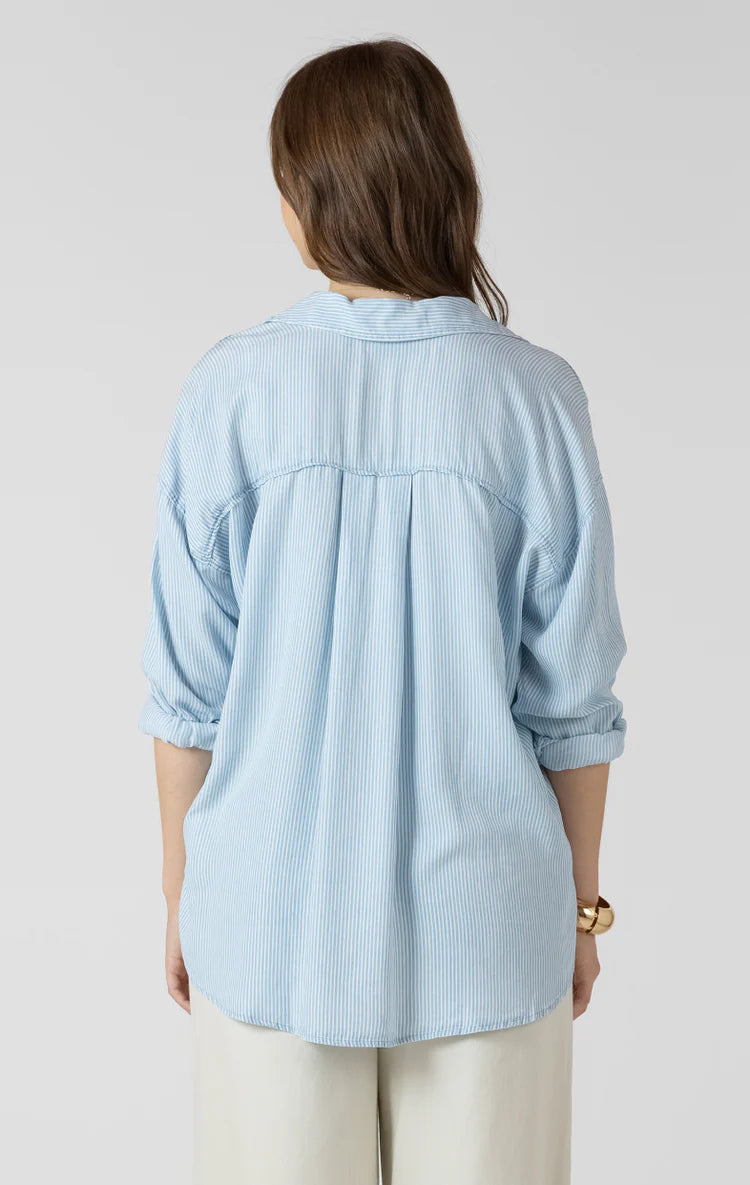 Coastal Blue Stripe Shirt