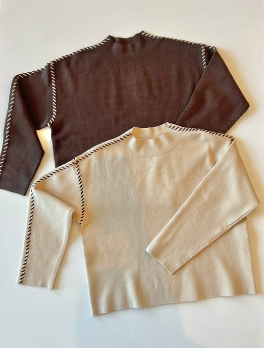 Rebecca Rope Lined Sweater