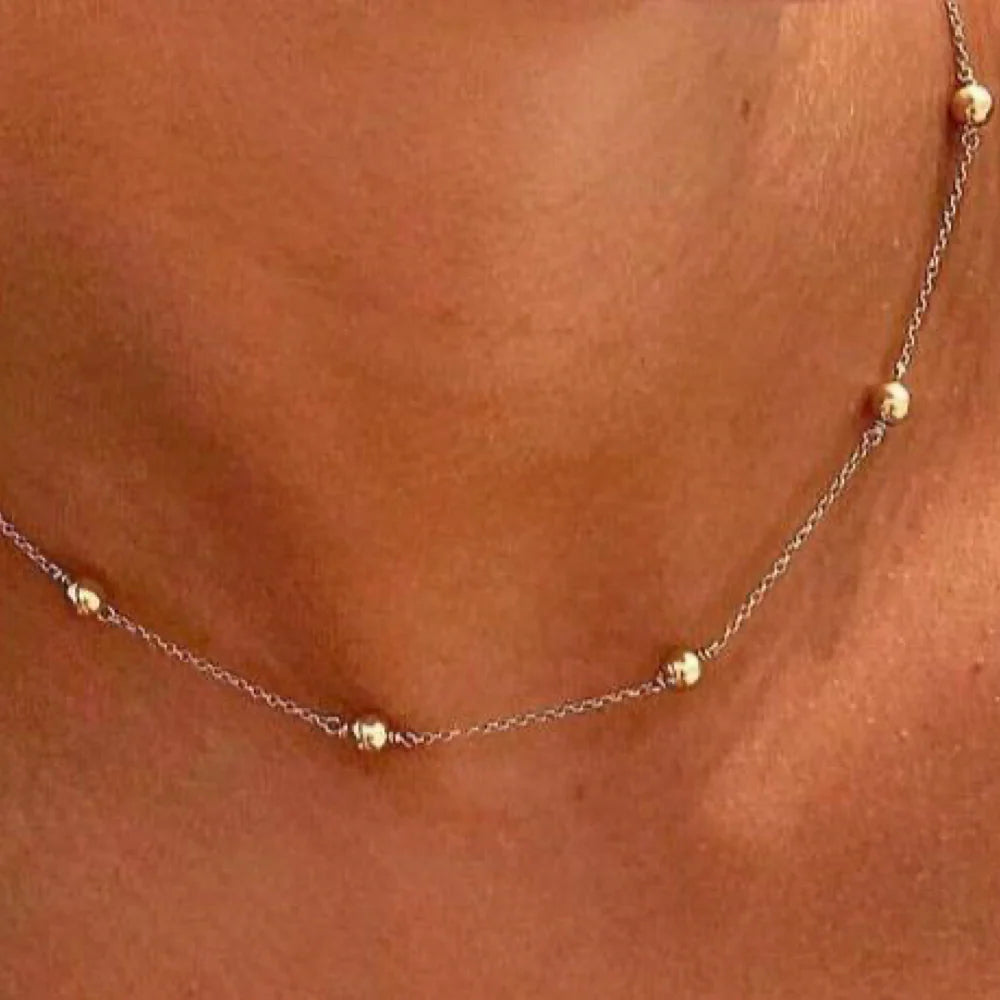 choker simplicity chain gold - classic gold 4mm e.newton