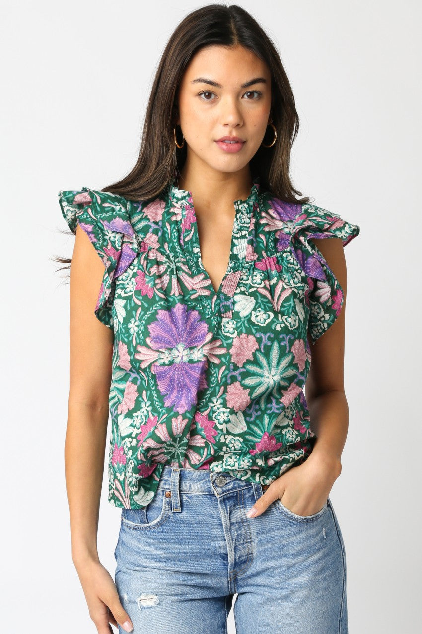 Hobbs Ruffle Top