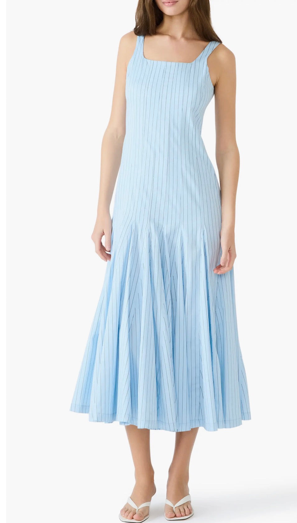 Adira Dress in Hazy Blue