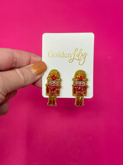 Nutcracker Stud Earrings