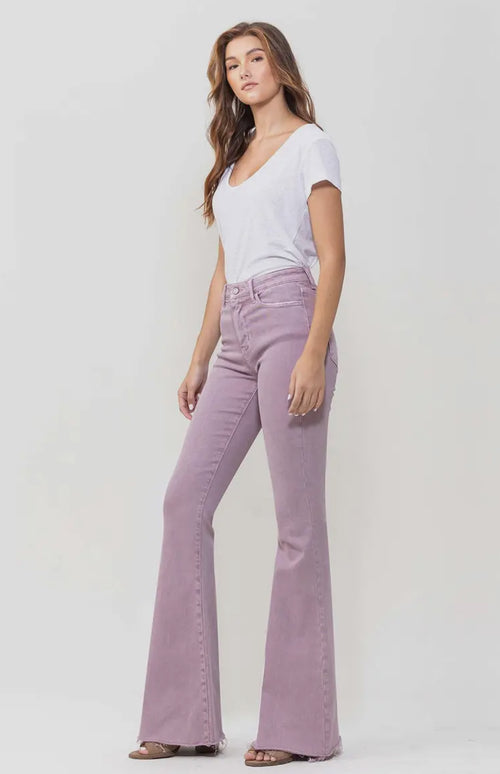 Sea Fog High Rise Flare Jeans