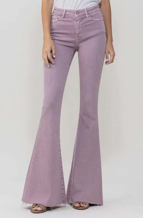 Sea Fog High Rise Flare Jeans