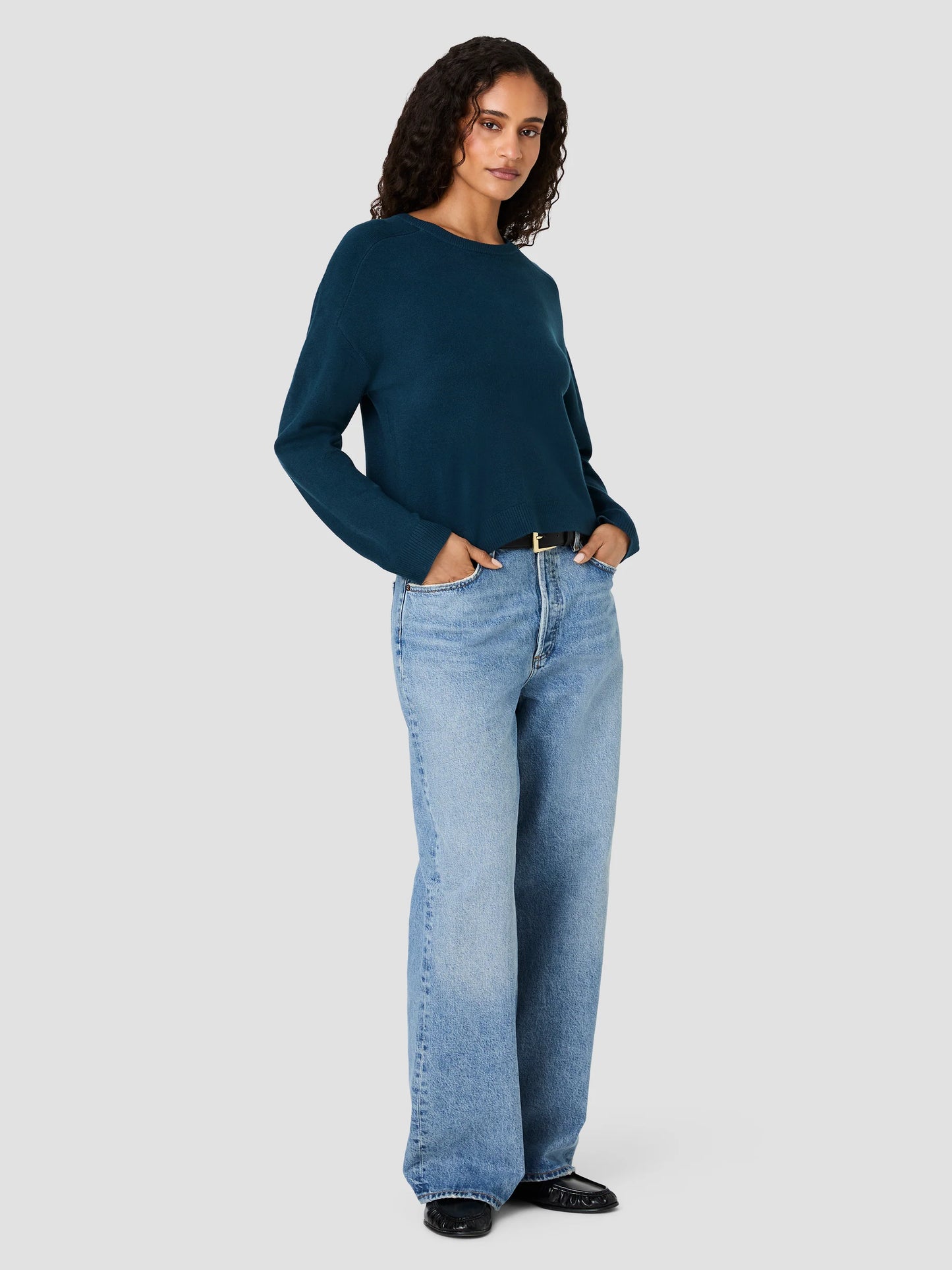 Babysoft Oversized Crew Neck Pullover