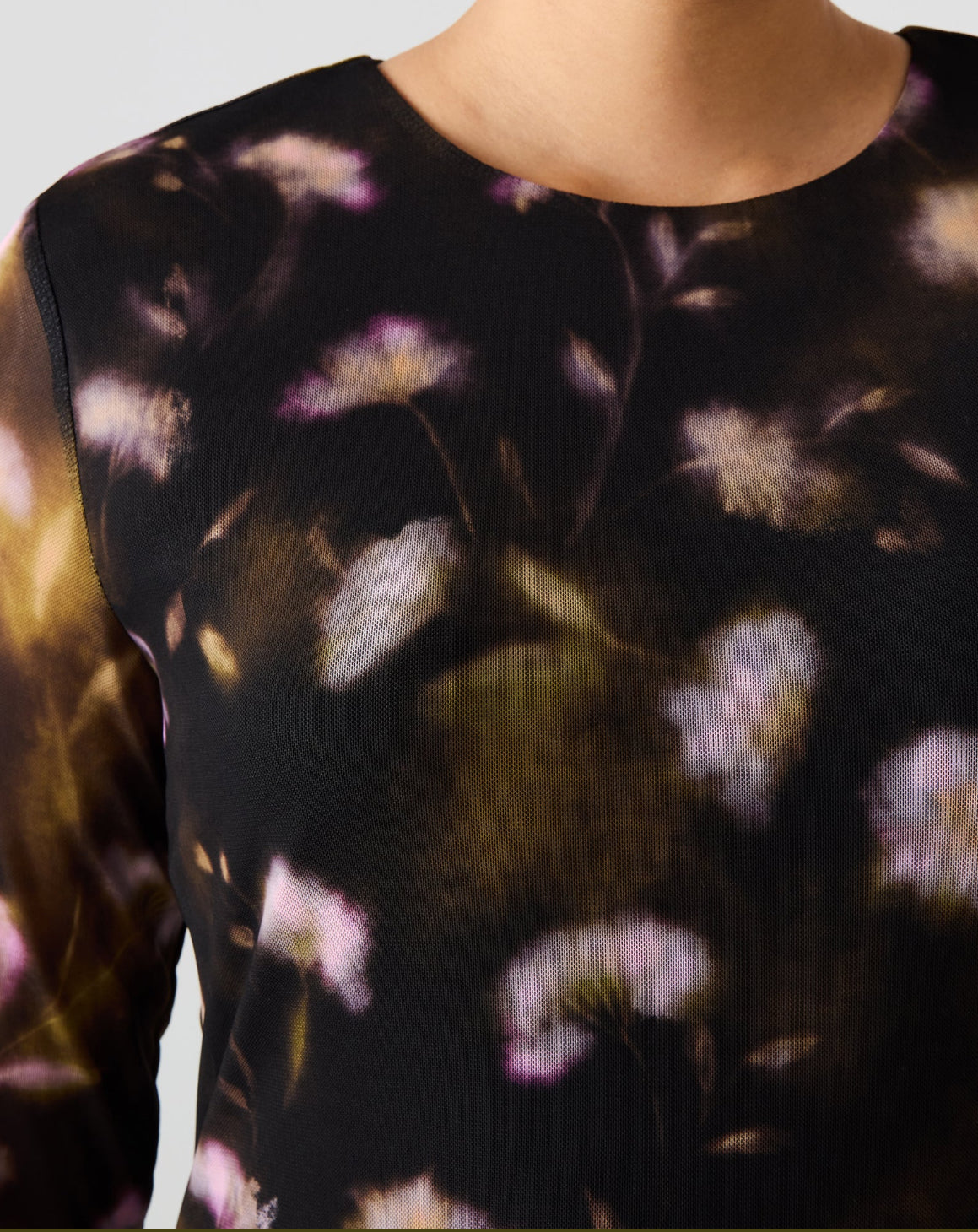 Bliss Dress Black Ditsy Floral